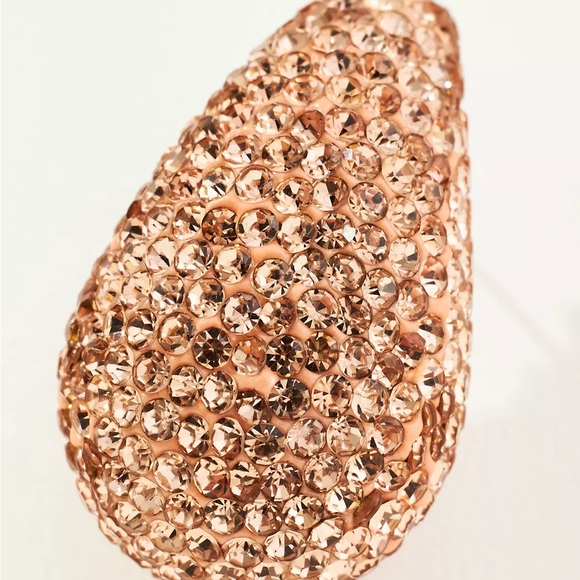 The Petra Drop Earrings: Pavé Edition - Picture 2 of 5